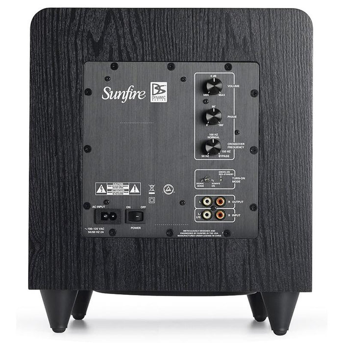 Sunfire SDS8 8" Dual Driver Powered Subwoofer 200W Class D Amplifier