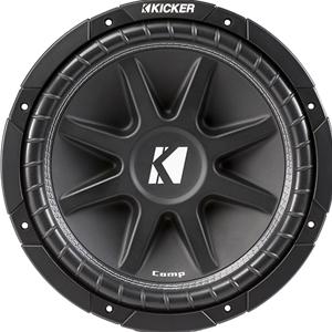 Kicker 43C124 12" 300 Watts Comp 4 ohm Single Voice Coil Subwoofer