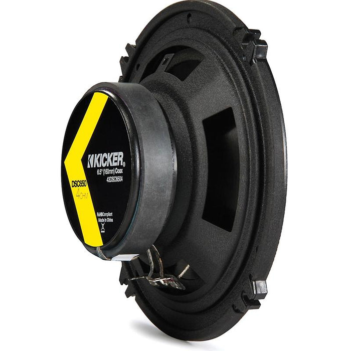 Kicker 43DSC6504 6-1/2" 6.5 inch 240 Watts 2 way Coaxial Speakers