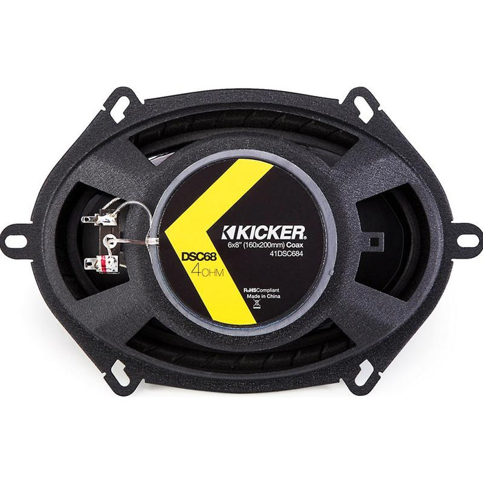 Kicker 43DSC6804 6" X 8" 200 Watts 2 Way Coaxial Speakers
