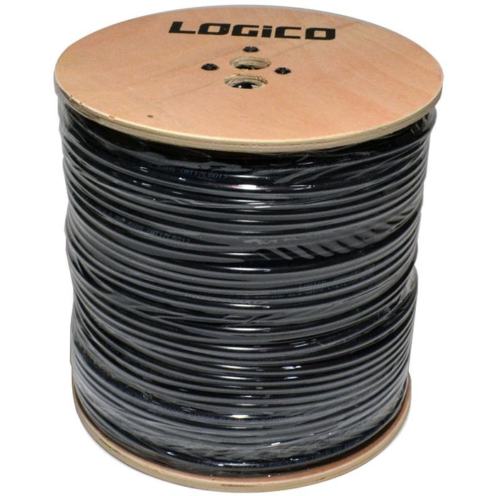 RG6 Outdoor Direct Burial Gel Coax Cable 3GHz Underground 18AWG 1000ft