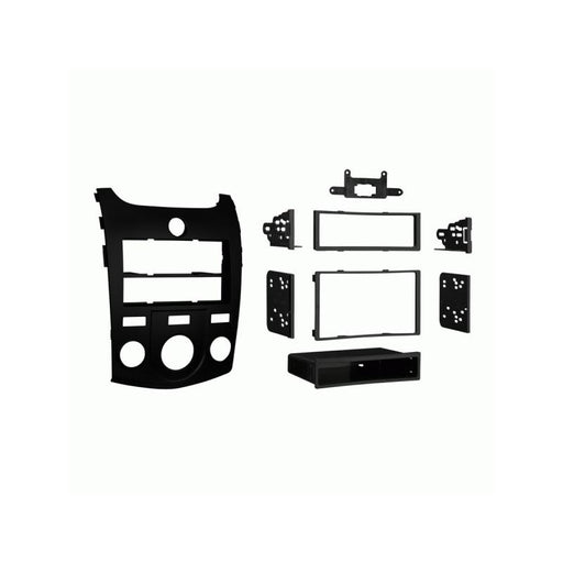 Metra 99-7338B Matte Black 1 or 2 DIN Dash Kit for Select Kia Forte