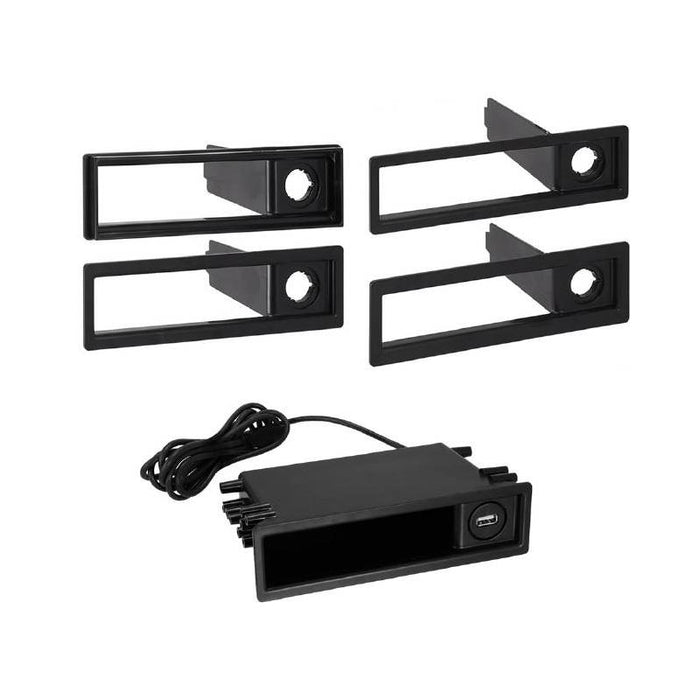 Metra 88-00-9007 Pocket Kit for Select Cars 1981-2012 w/USB Adapter