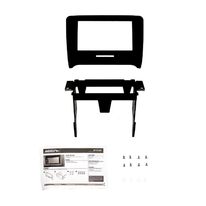 Metra 95-9114B Double DIN Dash Kit for Select 2008-2015 Audi TT Vehicles -Matte Black