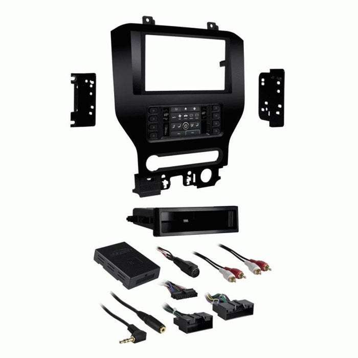 Metra 99-5840CH 1-2DIN Dash Kit for Ford Mustang 2015-up (w/8" screen)