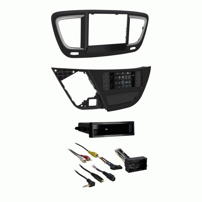 Metra 99-6543HG 1-2DIN Turbo Touch Dash Kit Chrysler Pacifica 2017-up