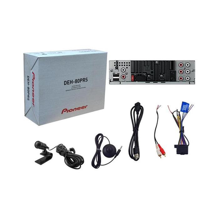 Pioneer DEH-80PRS CD Receiver 3-Way Crossover w/ DSP Bluetooth USB AUX SD/SDHC