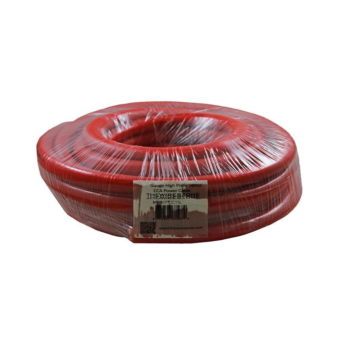 4 Gauge 25 Feet High Performance Amplifier Power Cable (Red)