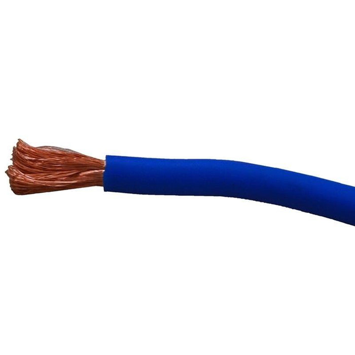 4 Gauge 25 Feet High Performance Amplifier Power/Ground Cable (Blue)