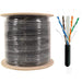 Cat6 1000FT UTP Ethernet Cable Direct Burial w/ Gel 23AWG Bare Copper