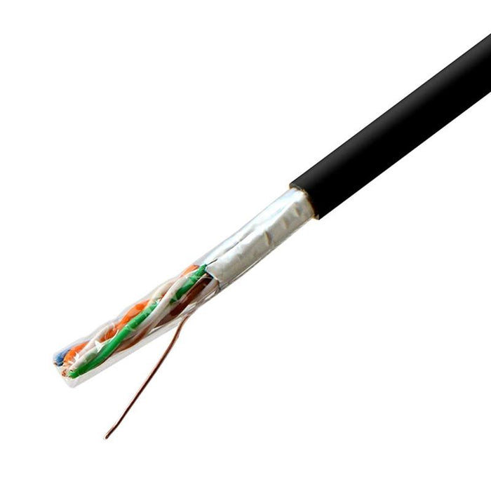 Cat5e Shielded Ethernet Outdoor FTP Direct Burial 1000FT 24AWG Cable