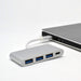 4-in-1 USB-C Hub Type C Multi-Port Charge & Connect Adapter 3x USB 3.0