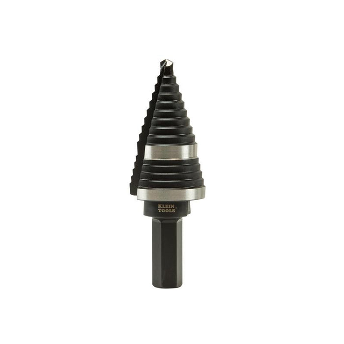Klein Tools KTSB11 Step Drill Bit #11 Double-Fluted 7/8 to 1-1/8 Inch