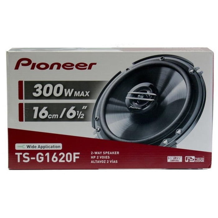 Pioneer TS-G1620F 6.5" 2-Way Coaxial Speakers 300W Max 40W Nom 6-1/2"