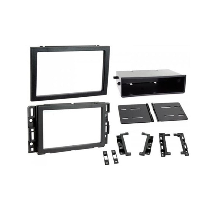 Metra 99-3321B Single/Double DIN Matte Black Stereo Dash Kit with Pocket