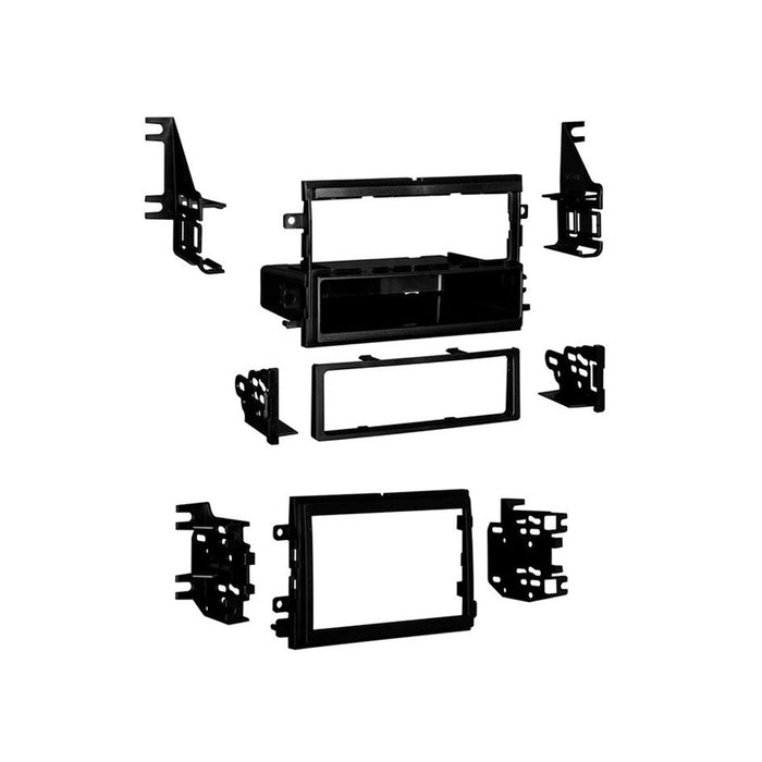 Metra 99-5815 Single/Double DIN Black Stereo Installation Dash Kit with Pocket