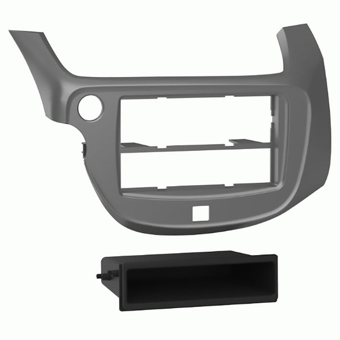 Metra 99-7877 Single or Double DIN Installation Dash Kit for 2009-13 Honda Fit Vehicles- Silver