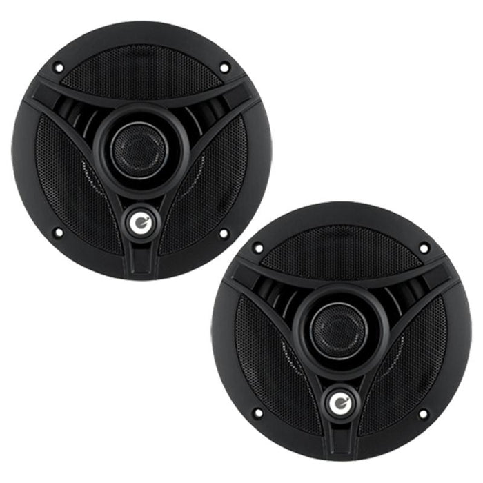 Planet Audio PX42 4 inch 2-Way Axis Series Speakers Poly Injection Cone 120W Pair