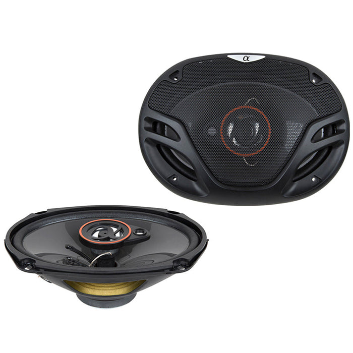 Alphasonik AS29 6 x 9 500 Watts 3-Way Car Audio Coaxial Speaker (Pair)