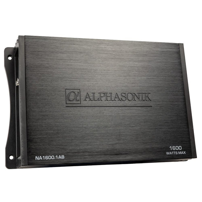 Alphasonik NA1600.1AB Neuron Series Class A/B Monoblock 1600 Watts 4 Ohms Car Amplifier