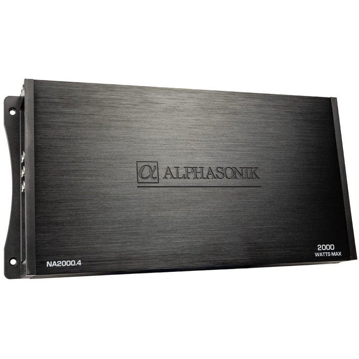 Alphasonik NA2000.4 Neuron Series Class A/B 4-Channel 2000 Watts 4 Ohms Car Amplifier