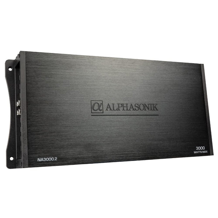 Alphasonik NA3000.2 Neuron Series Class A/B 2-Channel 3000 Watts 4 Ohms Car Amplifier