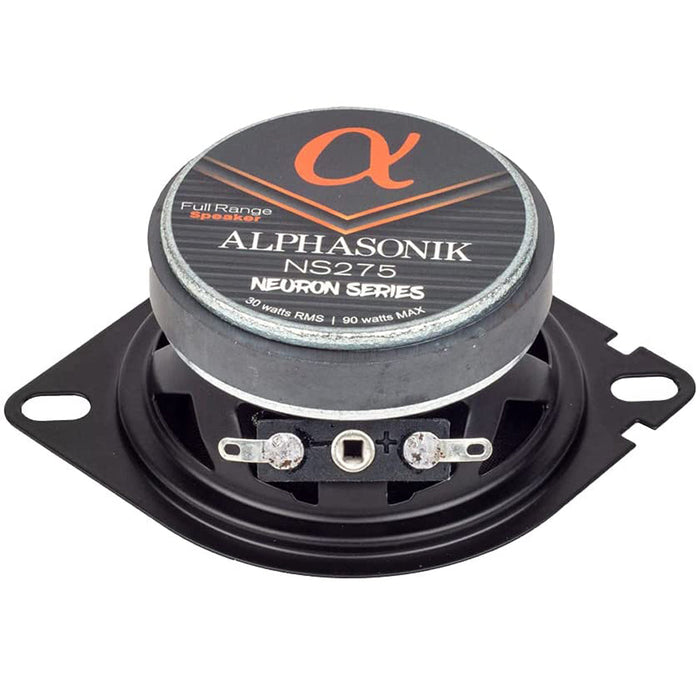 Alphasonik NS275 Neuron Series 2.75" 90 Watts Full Range Car Audio Speaker (Pair)
