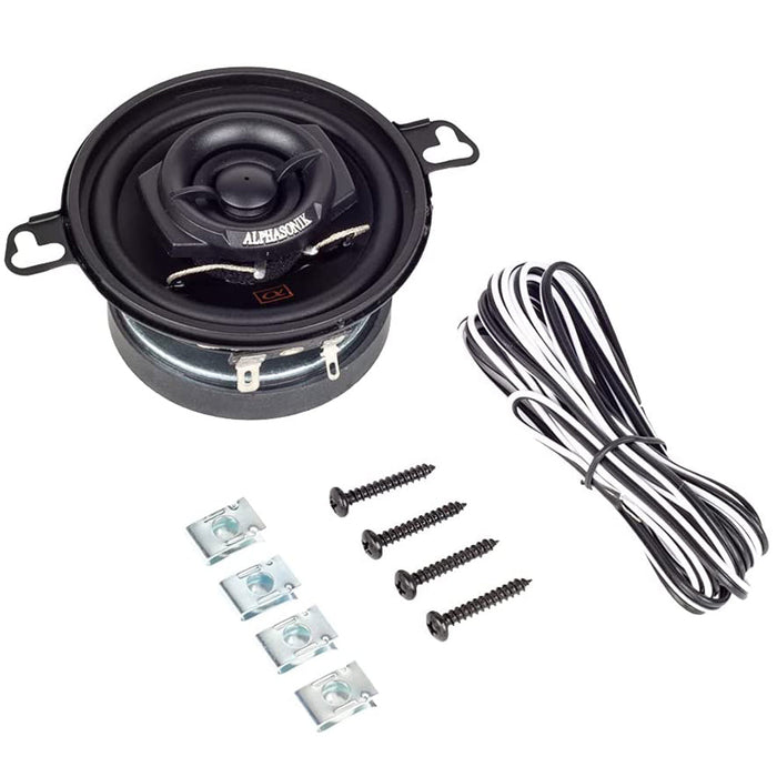 Alphasonik NS35 Neuron Series 3.5" 90 Watts 2-Way Full Range Car Audio Speaker (Pair)