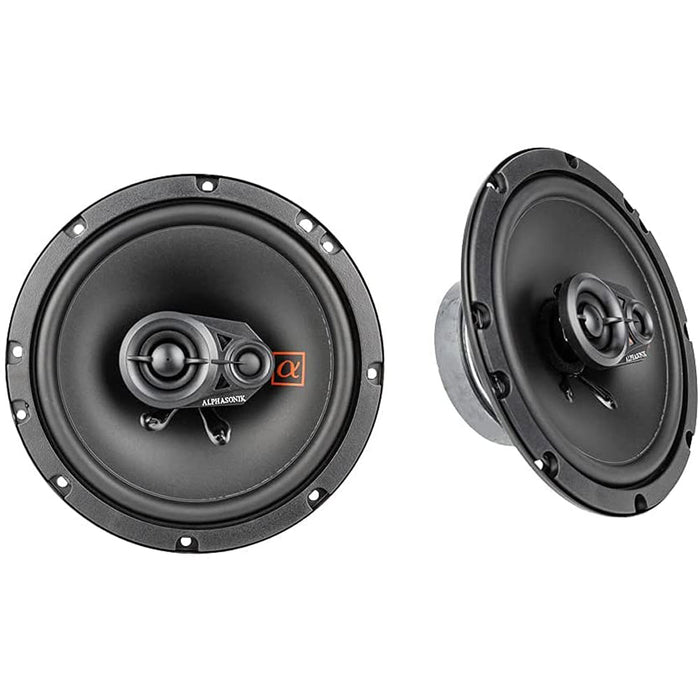 Alphasonik NS653 Neuron Series 6.5" 150 Watts 3-Way Full Range Car Audio Speaker (Pair)