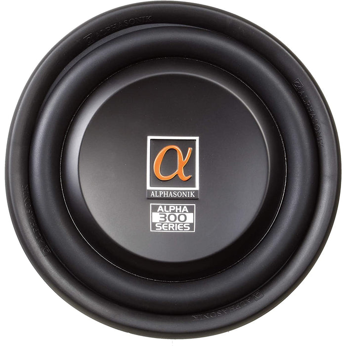 Alphasonik TSW310 Treis 300 Series 10" 1200 Watts Single 4-Ohm Car Subwoofer (Each)