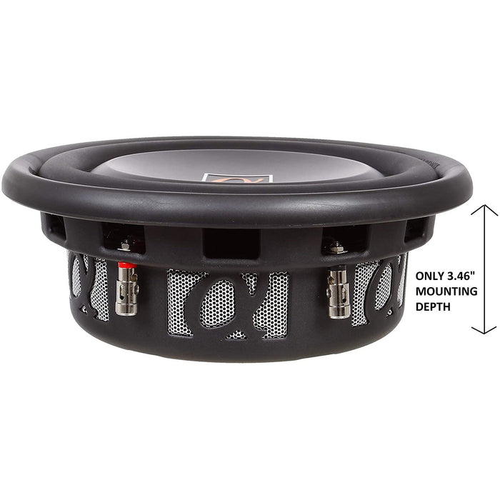 Alphasonik TSW310 Treis 300 Series 10" 1200 Watts Single 4-Ohm Car Subwoofer (Each)