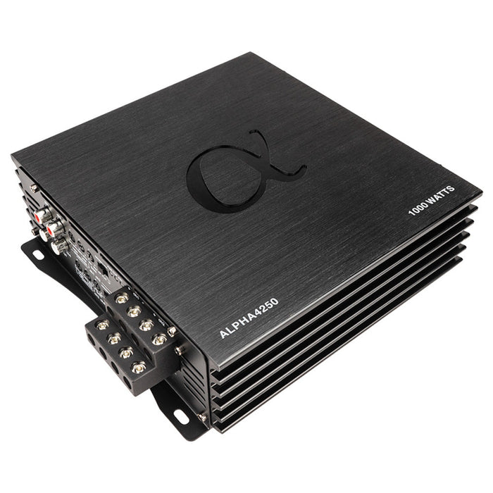 Alphasonik ALPHA 4250 Alpha Series Class D 4 Channel 1000 Watts 4 Ohms Full Range Digital Amplifier