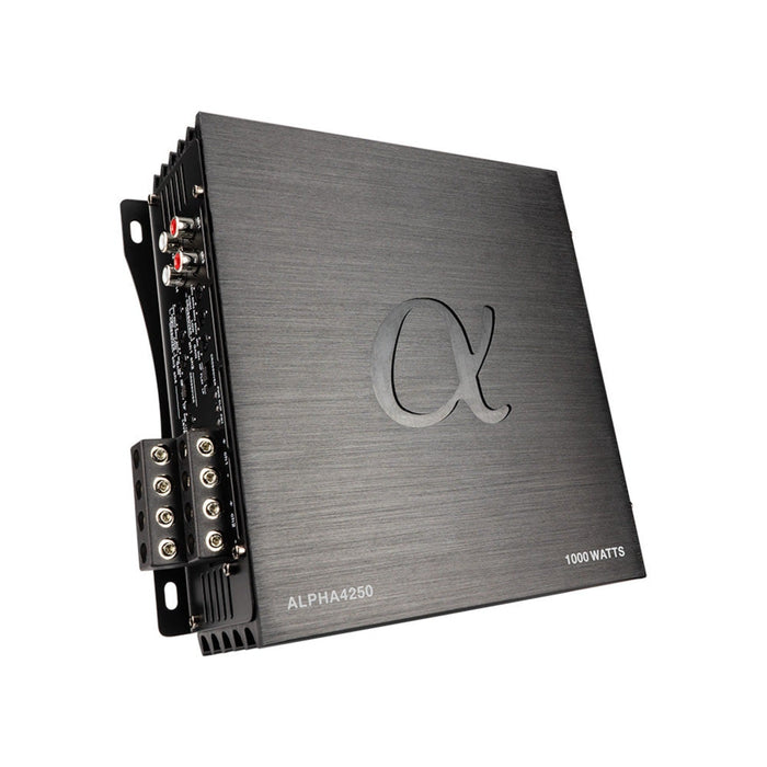 Alphasonik ALPHA 4250 Alpha Series Class D 4 Channel 1000 Watts 4 Ohms Full Range Digital Amplifier