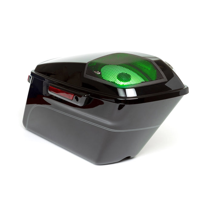 Aquatic AV HG100 6×9" Ultra Saddlebag Speaker Kit for Harley Davidson 2014-up Touring