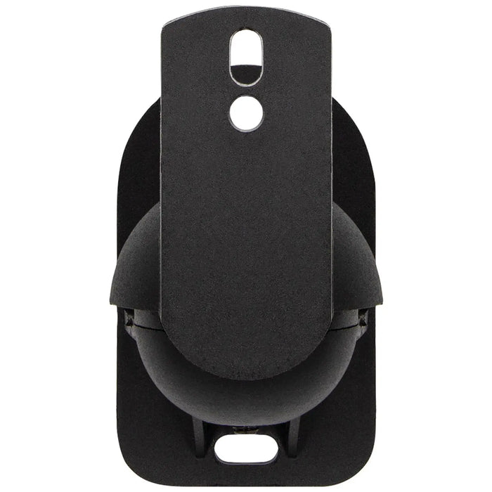 Small Multi-Directional Satellite Speaker Wall Mount Brackets with Adjustable Pivot Black (Pair)