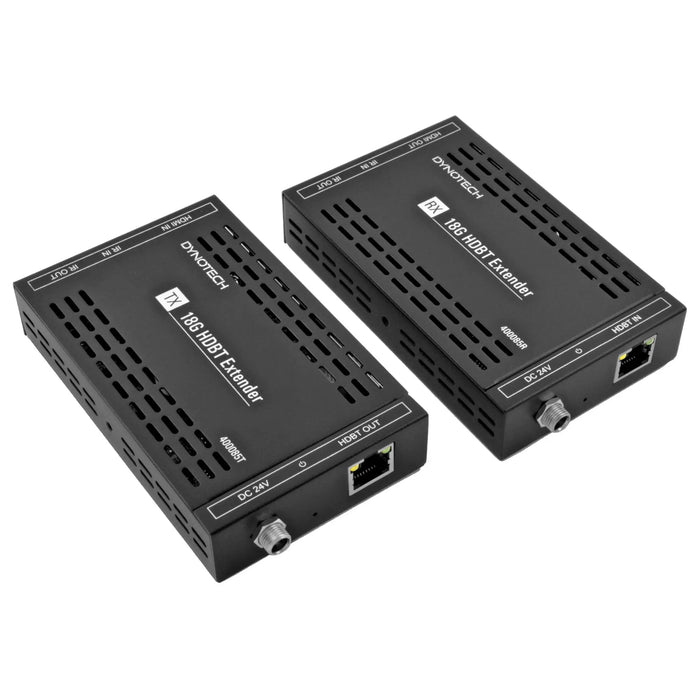 18G HDMI 2.0 HDBT Extender Kit over HDBaseT with Single CAT5e/CAT6 Cable 4K@60Hz Up to 230FT