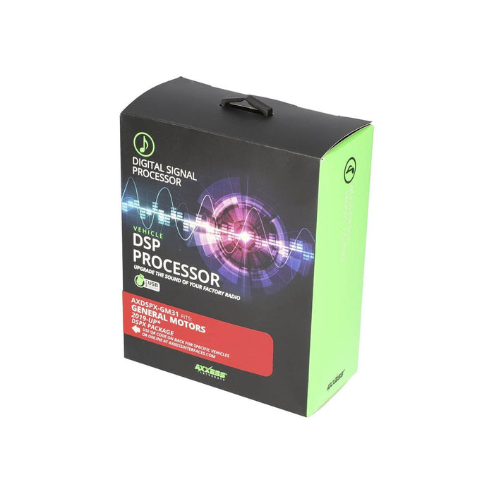 Axxess AXDSPX-GM31 DSP Package with AXDSP-X and T-Harness GM 2019-Up