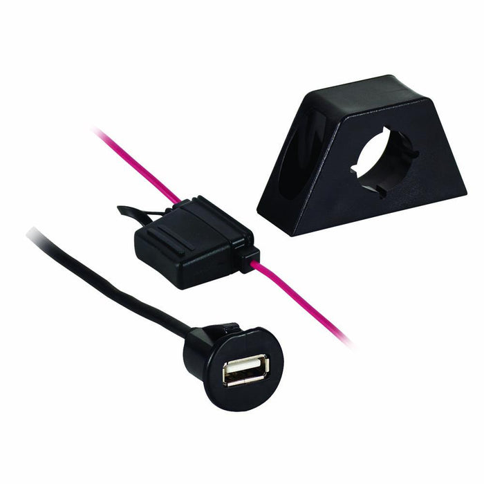 Metra AXUSB-CP Universal Under Dash or Flush USB Mount