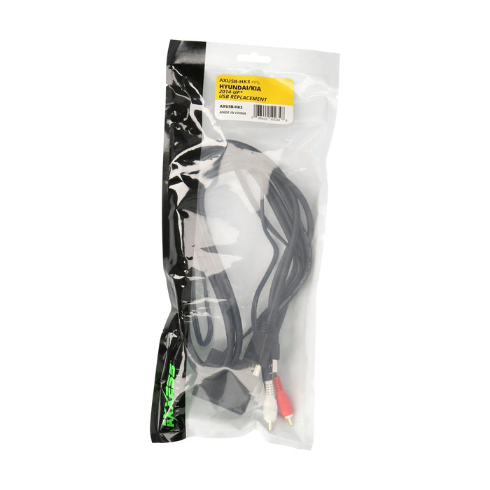 Axxess AXUSB-HK3 Dual USB/AUX/HDMI Replacement Panel 3Ft for select Hyundai/Kia 2014-Up