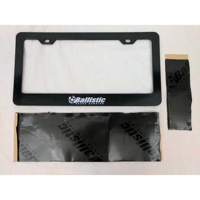 Ballistic SDHP-LIC 2mm Thickness Hollow Point License Plate Sound Damping Kit