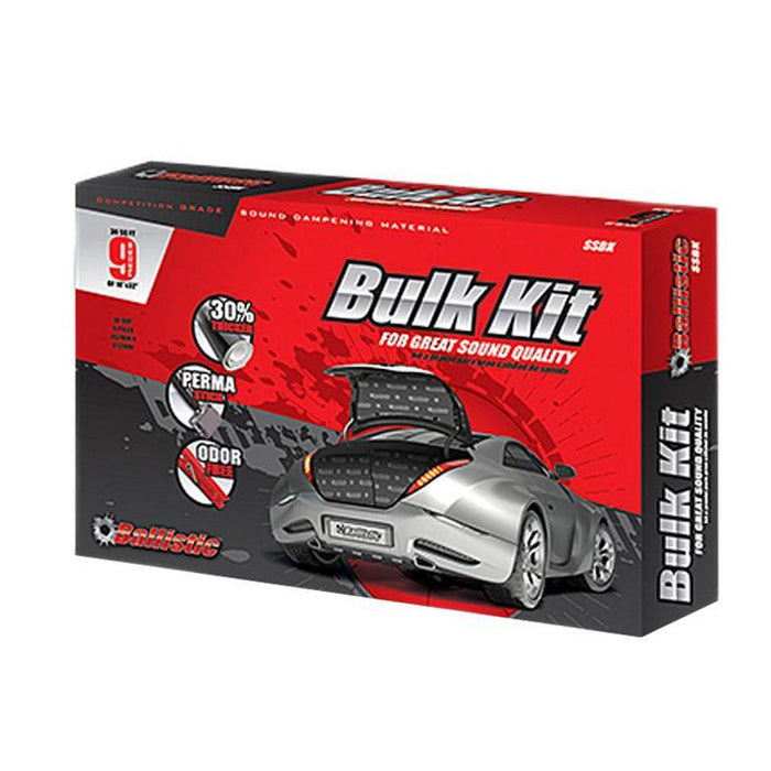 Ballistic SSBK 36 Sq. Ft. Sound Deadening Kit (9 Pieces of 18" x 32")