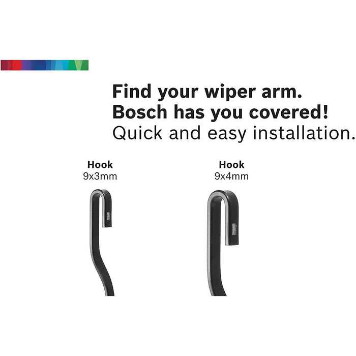 Bosch Evolution 4839 20" All-Weather Visibility Bracketless Wiper Blade (1pcs)
