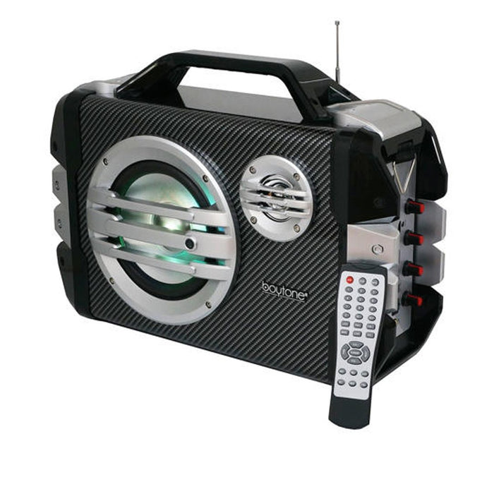 Boytone BT-51M Portable Audio karaoke Bluetooth PA Speaker System with Microphone