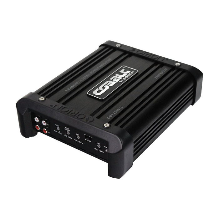 Orion CBT2500.2 2-Channel Class AB Compact Car Audio Amplifier 2500W Max Power