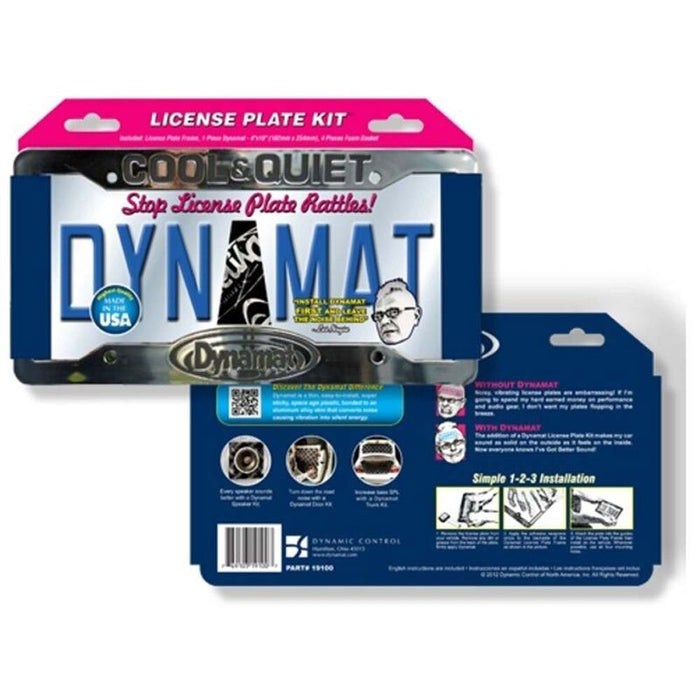 Dynamat Extreme 19100 4"x10" License Frame Kit Sound Deadener