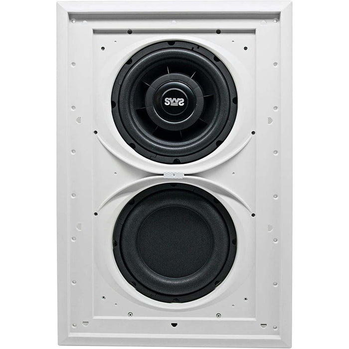 Earthquake Sound IW-SUB10 Thor 800W 4 Ohm In-Wall Subwoofer White (Each)