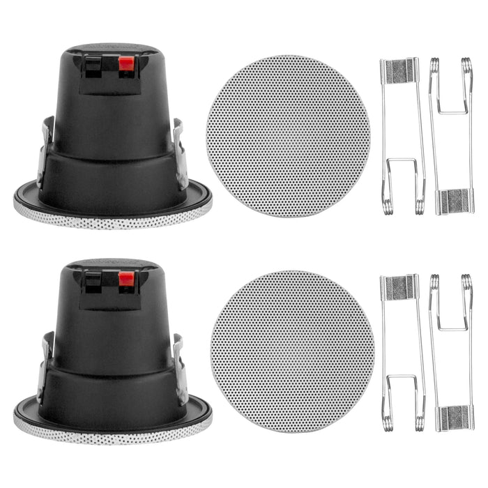 Earthquake Sound ECS 3.0 Edgeless Ultra Compact 3 inch In-Ceiling Speakers (Pair)