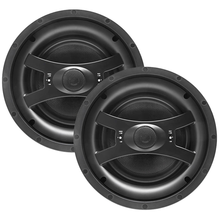 Earthquake Sound ECS8.0 8″ 400 Watts Max 8 Ohm Edgeless Ceiling Speaker (Pair)