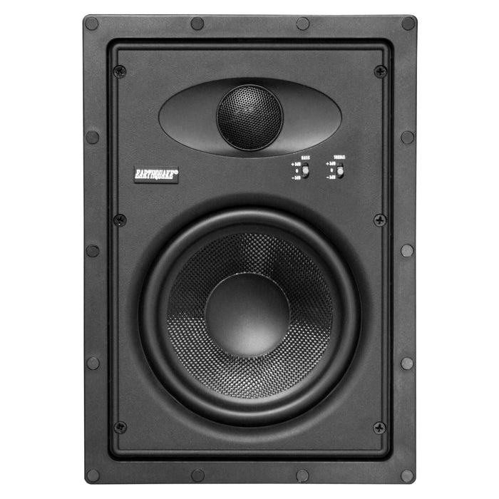 Earthquake Sound EWS600 6.5 inch 350 Watts Max 8 Ohm Edgeless In-Wall Speaker (Pair)