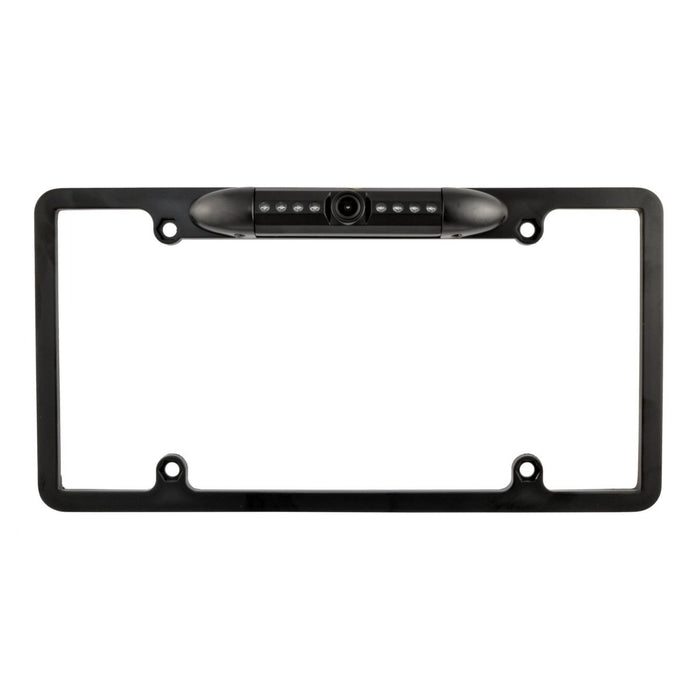 Full Frame License Plate Mount Camera 170° View Angle with Built-in LED Lights